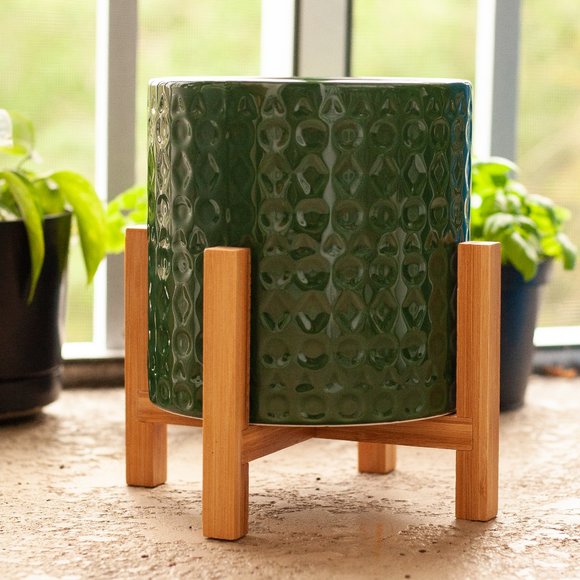 Modern Mid Century Desk Planter - Picture 1 of 4